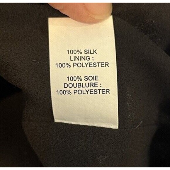 Ramy Brook Green Animal Print Silk Cold Shoulder Blouse Size Large - Picture 7 of 10